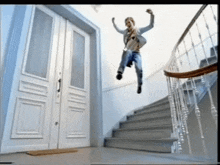 Jumping Stairs GIF - Jumping Stairs Christine Beutmann GIFs