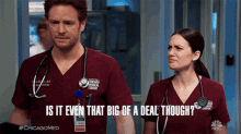 Is It Even That Big Of A Deal Will Halstead GIF - Is It Even That Big Of A Deal Will Halstead Natalie Manning GIFs