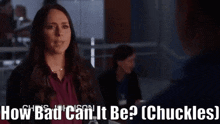 911 Show Maddie Buckley GIF - 911 Show Maddie Buckley How Bad Can It Be GIFs