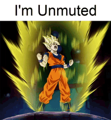 Goku Unmuted GIF - Goku Unmuted GIFs