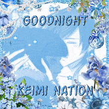 a goodnight keimi nation card with a couple hugging