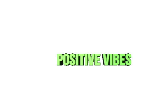 Positive Vibes Positive Sticker - Positive Vibes Positive Good Vibes Stickers