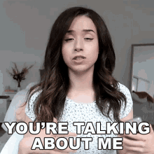 Youre Talking About Me Imane Anys GIF - Youre Talking About Me Imane Anys Pokimane GIFs