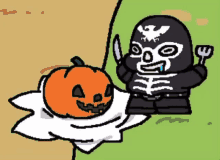kamen rider atsume rider atsume shocker pumpkin halloween