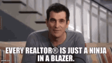 Every Realtor Is Just A Ninja In A Blazer GIF - Realtor Phil Dunphy Modern Family GIFs
