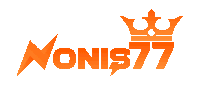 a logo for monis77 with a crown on top