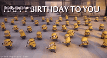 Happy Birthday To You.Gif GIF - Happy Birthday To You Happybirthday Minion GIFs