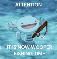 Wooper Wooper Fishing GIF - Wooper Wooper Fishing GIFs