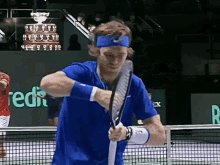 Andrey Rublev Racquet Punch GIF