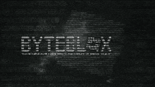 a black background with a bunch of letters and numbers