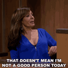 Thats Doesnt Mean Im Not A Good Person Today Allison Janney GIF