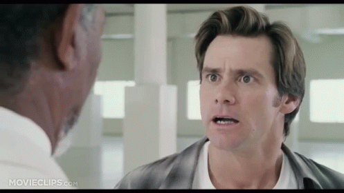 Yeah But She Was Huge GIF - Jim Carrey Bruce Almighty Shocked - Discover &  Share GIFs