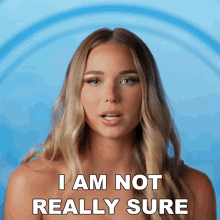 I Am Not Really Sure Sydney GIF - I Am Not Really Sure Sydney The Real Love Boat GIFs