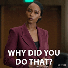 Why Did You Do That Andrea Freemann GIF - Why Did You Do That Andrea Freemann Yaya Dacosta GIFs