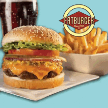 Fatburger Hamburger GIF - Fatburger Burger Hamburger GIFs