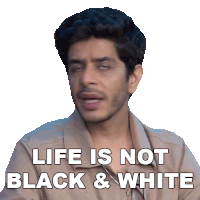 Life Is Not Black & White Shashank Arora Sticker - Life Is Not Black & White Shashank Arora Pinkvilla Stickers