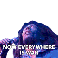 Now War Is Everywhere Bob Marley Sticker - Now War Is Everywhere Bob Marley War Stickers