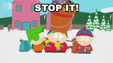 Stop It Eric Cartman GIF - Stop It Eric Cartman Stan Marsh GIFs