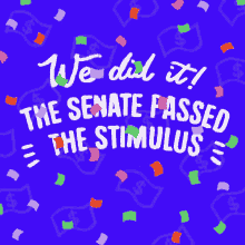 senate passed the stimulus stimulus senate stimulus check third stimulus