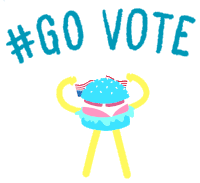 Go Vote Vote Sticker - Go Vote Vote Gotv Stickers