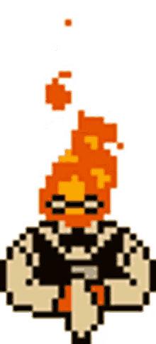 wiping fire flame grillby undertale