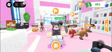 a screenshot of a video game with the number 861 on the top left