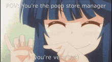 poop store poop anime manager pov