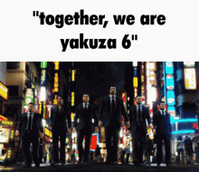 yakuza6 kiryu kiryu kazuma walking black suit