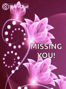 missing you sparkles flowers colorful sharechat
