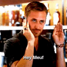 Hey Meuf GIF - Hey Meuf Ryan Gosling Salut GIFs
