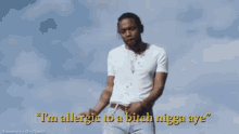 Kendrick Lamar Allergic To Bitch GIF