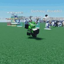 a group of people are playing a video game in a field with a sign that says buy festival event .