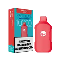 a red escobar device next to a box of it