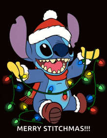 Stitch Christmas GIF