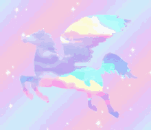 Pegasus Rainbow GIF