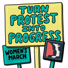 sign protest