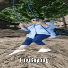 Ting Kayong Swing GIF - Ting Kayong Swing Playing GIFs