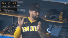 Gary Sanchez Padres GIF - Gary Sanchez Padres Clapping GIFs
