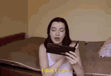 Ashley Ippolito Reacts By Ash GIF - Ashley Ippolito Reacts By Ash I Dont Care GIFs