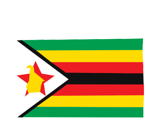 Zimbabwe Flag Sticker - Zimbabwe Flag Zim Flag Stickers