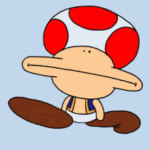 Toad Meh GIF - Toad Meh Walking GIFs