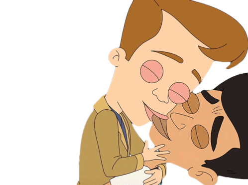 Kissing Matthew Macdell Sticker - Kissing Matthew Macdell Jay Bilzerian Stickers