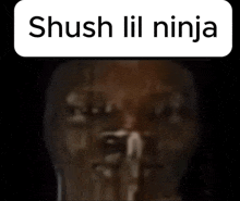 Shush Lil Ninja GIF