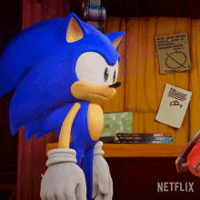 Offended Sonic The Hedgehog GIF - Offended Sonic The Hedgehog Sonic Prime GIFs