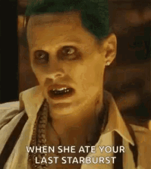Joker Jared Leto GIF - Joker Jared Leto When She Ate Your Last Starburst GIFs