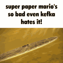 Super Paper Mairo Hate Super Paper Mario GIF - Super Paper Mairo Hate Super Paper Mario Spm GIFs
