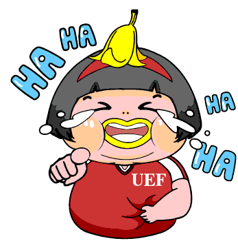 Haha Uef Sticker - Haha Uef Laugh Stickers