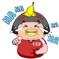 Haha Uef Sticker - Haha Uef Laugh Stickers