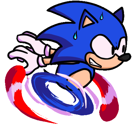 Sonic Run Away Sticker - Sonic Run Away Fast Stickers