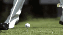 golf slow motion ball squishy golfer